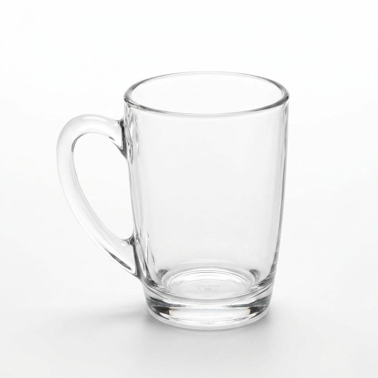 Glass Mug Set - 6 Pcs